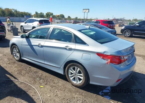 2014 Hyundai Sonata Gls from USA, damaged, VIN 5NPEB4AC1EH916356